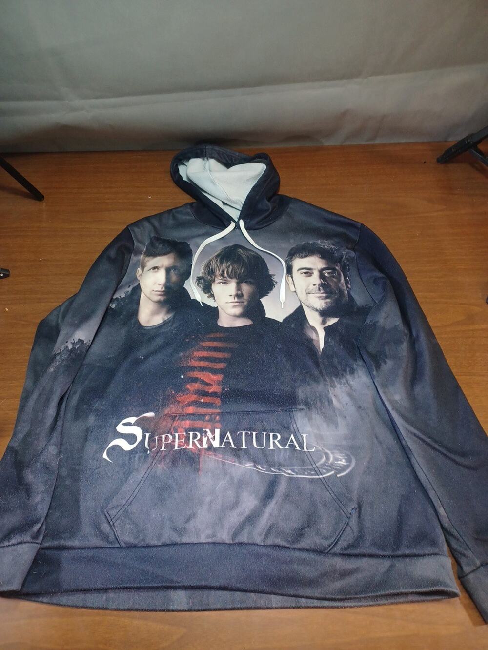 Supernatural Tv Show 3xl Hoodie Excellent Condition ,Jeffrey Dean Morgan